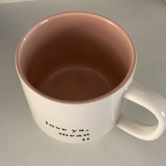 Stoneware Mug Love Ya Mean It Threshold Target 16 oz Coffee Cup White Target - Picture 2 of 6
